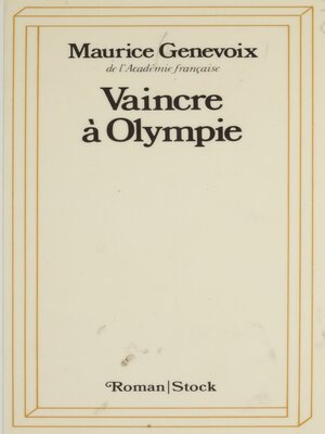 cover image of Vaincre à Olympie